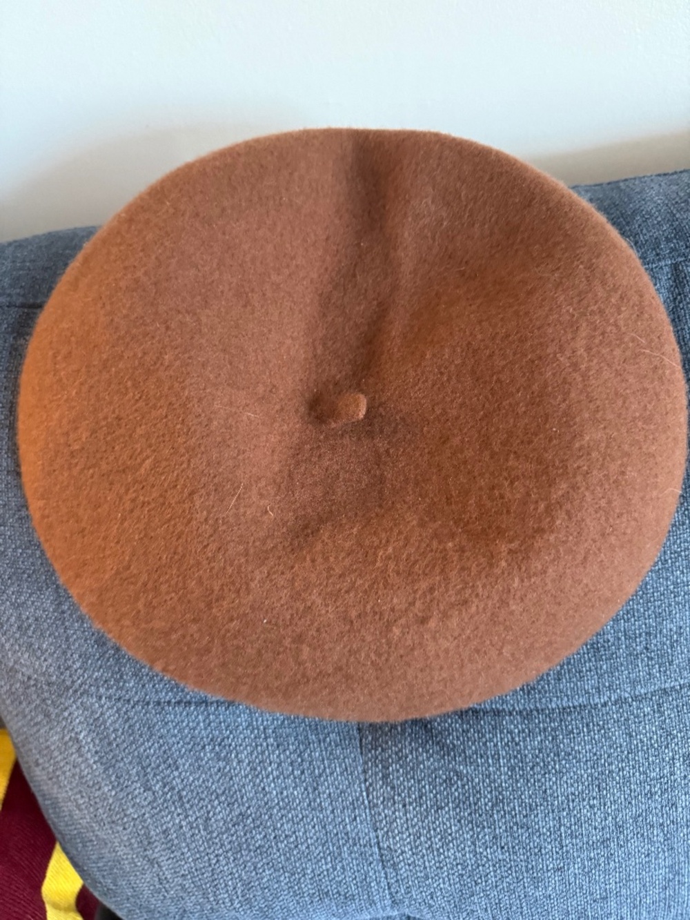 Wool brown beret